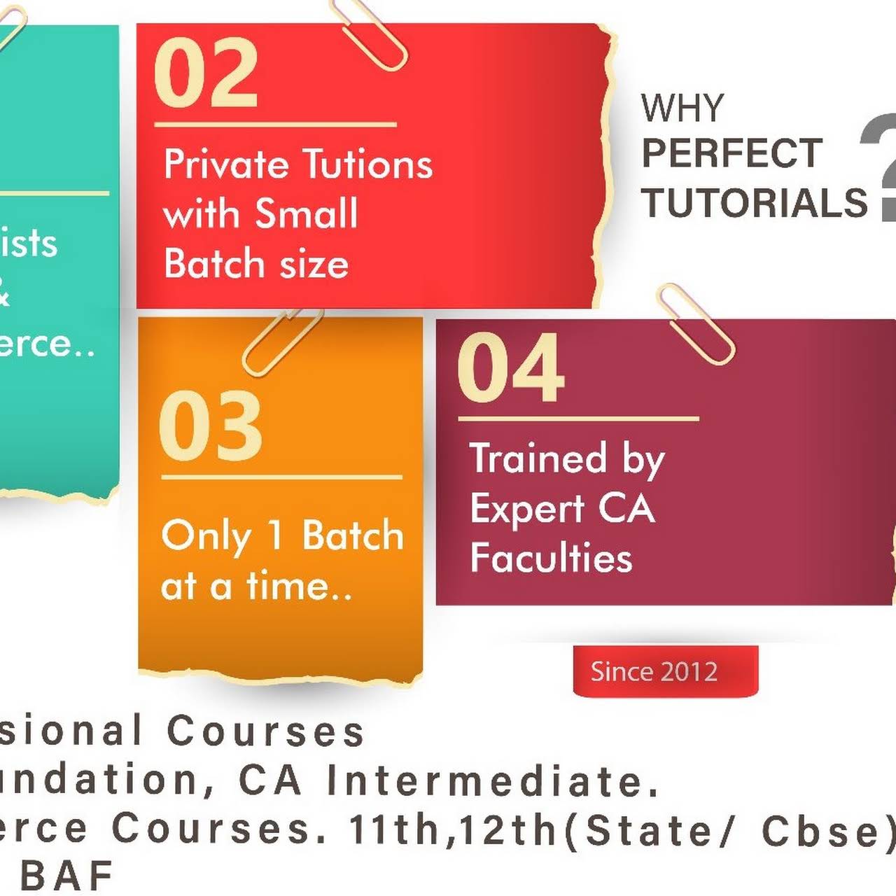 PERFECT TUTORIALS CA & COMMERCE PVT TUTIONS PERFECT TUTORIALS CA & COMMERCE PVT TUTIONS photo 3